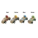 Wooden Pull Back Racing Car Wooden Pull Back Racing Car